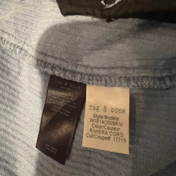 RAG & BONE RACER RIVERA CORDUROY MINI SKIRT SIZE 4 - Picture 4 of 4